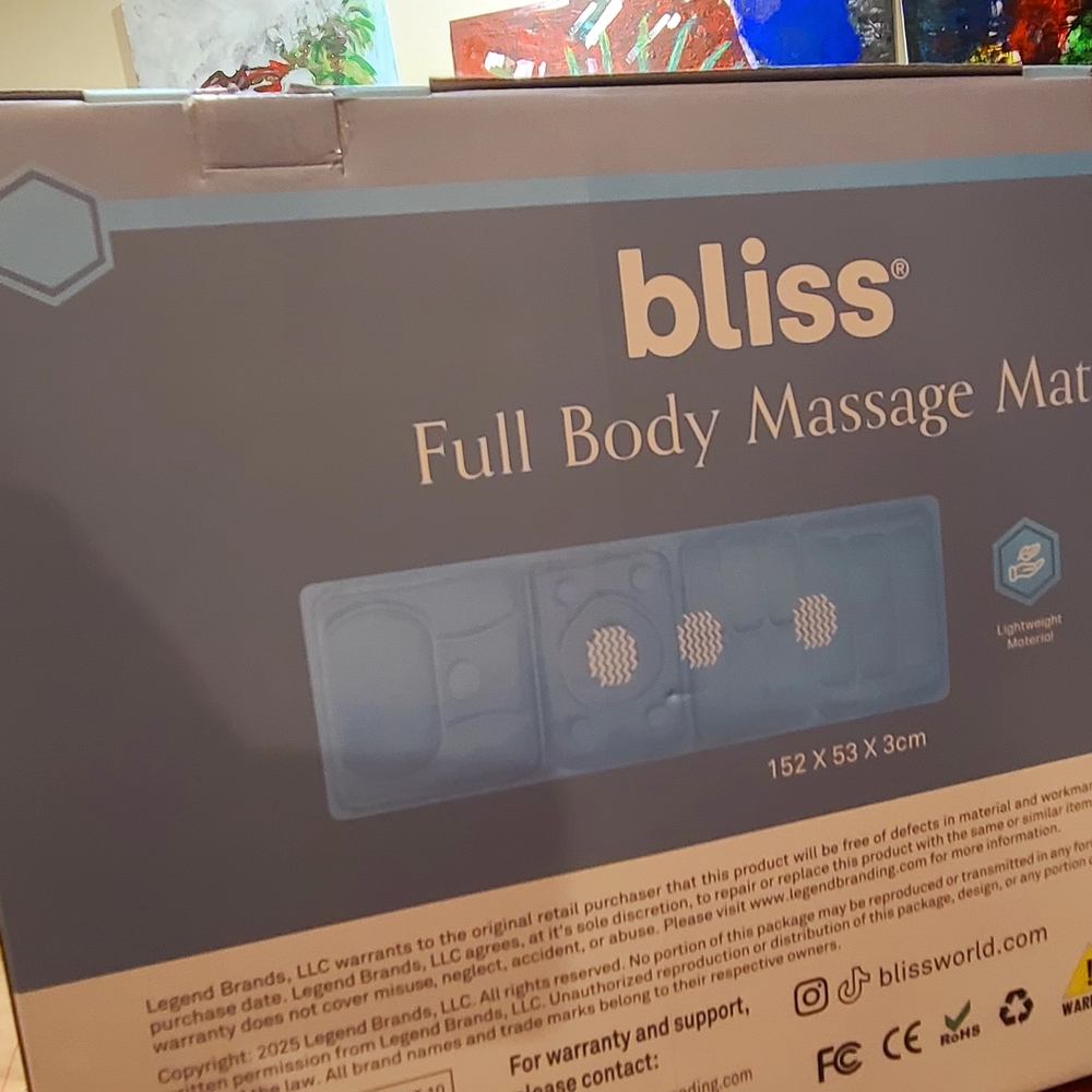Bliss Light Blue Massage Mat